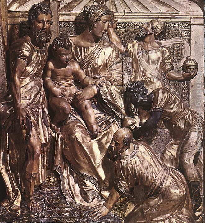 Adoration of the Magi painting - Alonso Berruguete Adoration of the Magi art painting